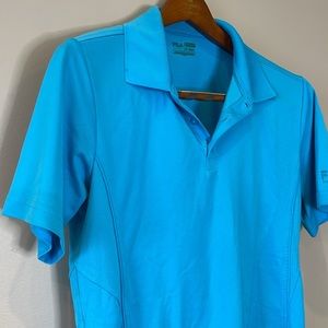 FILA Polo Short, Sky Blue Color, Men’s Size M